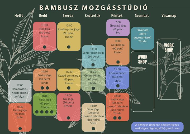 Bambusz Mozgásstúdió – Jóga